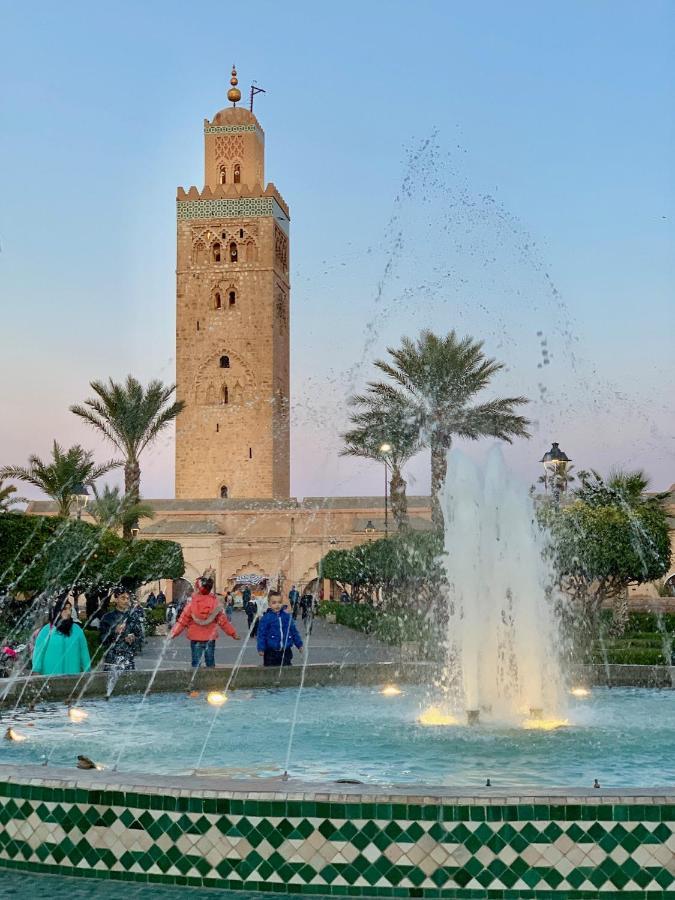 מרקש Authentic Moroccan Charm Apartment In Marrakech Terrace מראה חיצוני תמונה