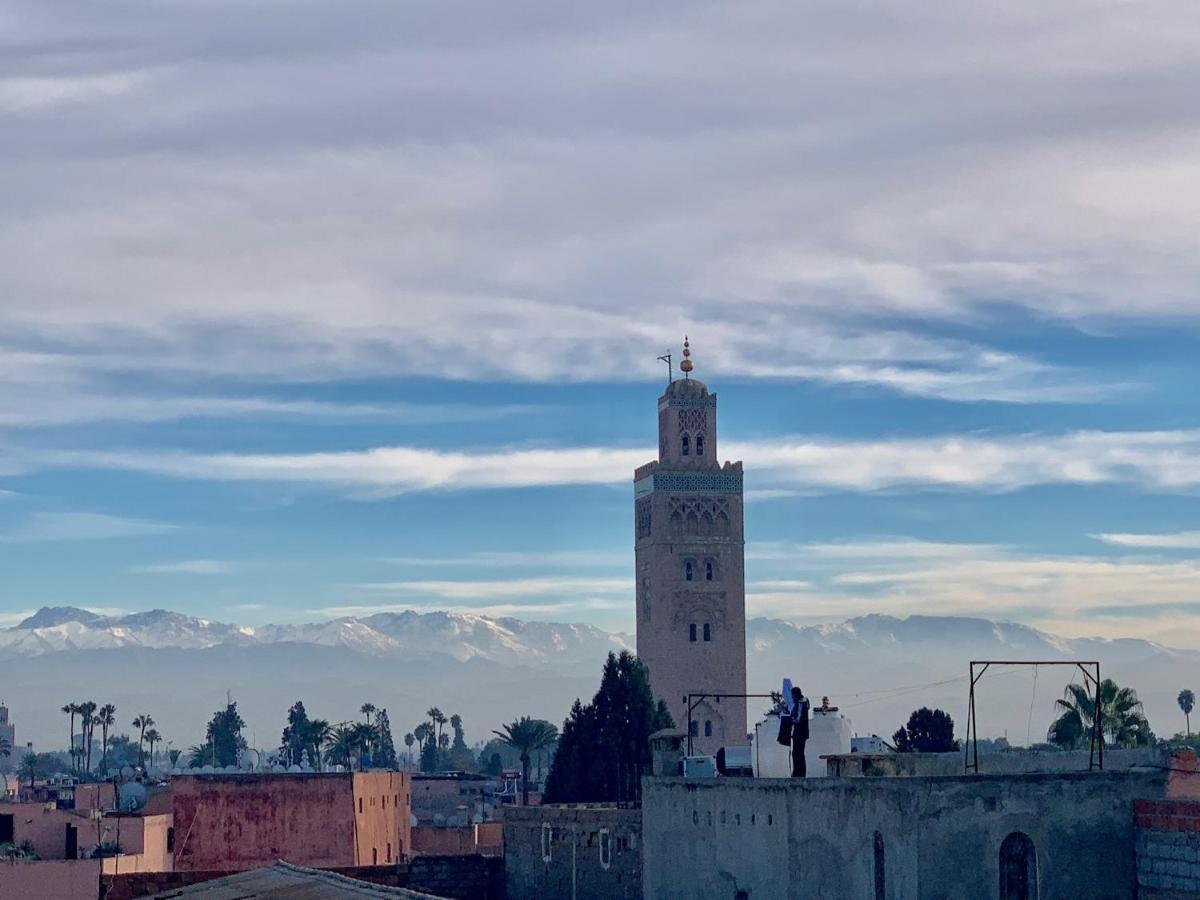 מרקש Authentic Moroccan Charm Apartment In Marrakech Terrace מראה חיצוני תמונה